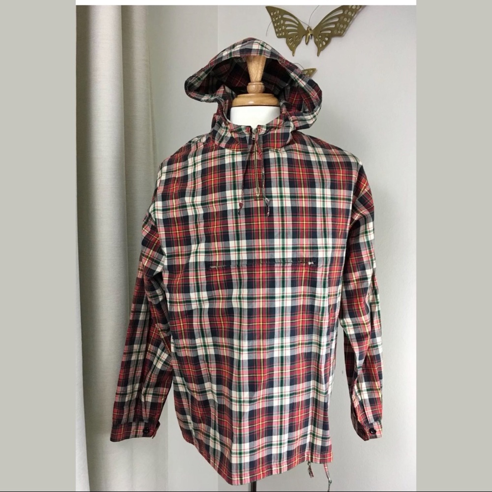 J Crew Half Zip Pullover Hoodie Windbreaker